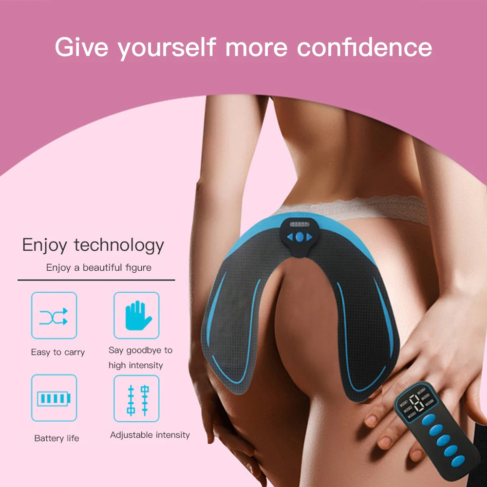 EMS Smart Buttocks Stickers Loss Body Slimming Cellulite Massager Patch Hip Massage Muscle Stimulator Fitness Lifting Buttock
EMS Smart Buttocks Stickers Loss Body Slimming Cellulite Massager Patch Hip Massage Muscle Stimulator Fitness Lifting Buttock