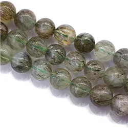6-10mm Natural smooth Green hair crystal round Stone Beads For DIY necklace bracelet jewelry making 15 "free delivery
6-10mm Natural smooth Green hair crystal round Stone Beads For DIY necklace bracelet jewelry making 15 "free delivery