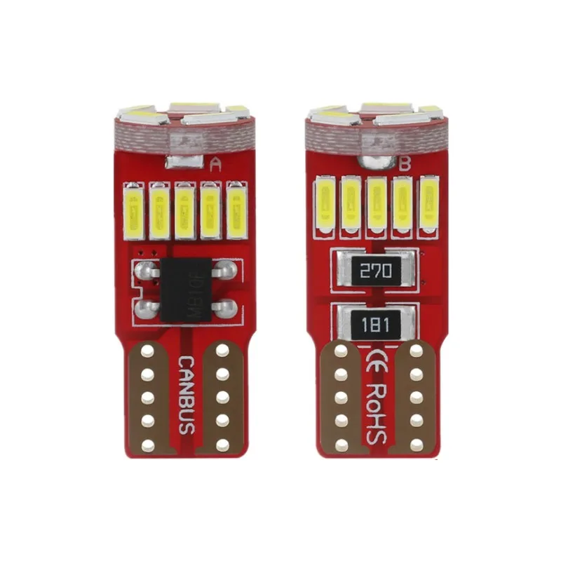 2PCS T10 Canbus LED Car Auto LED 194 W5W T10 4014 15SMD 15LED Wedge CANBUS ERROR FREE High Light white Bulb Lamp DC 12v 
2PCS T10 Canbus LED Car Auto LED 194 W5W T10 4014 15SMD 15LED Wedge CANBUS ERROR FREE High Light white Bulb Lamp DC 12v