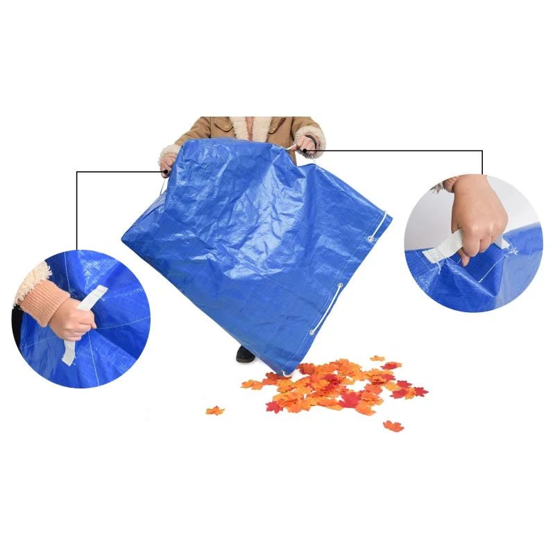 Outdoor Garden Heavy Duty Leaf Bag Multifunction Large Capacity Durable Reusable Waste Bag Blue Organizer Bag Portable
Outdoor Garden Heavy Duty Leaf Bag Multifunction Large Capacity Durable Reusable Waste Bag Blue Organizer Bag Portable