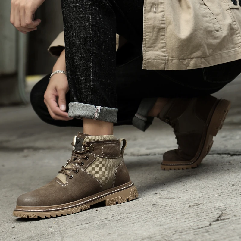 Leather Snow Boots Non-slip Hiking Men Shoes New Popular Outdoor Wear Resistant Winter Shoes Men Warm Boots
Leather Snow Boots Non-slip Hiking Men Shoes New Popular Outdoor Wear Resistant Winter Shoes Men Warm Boots