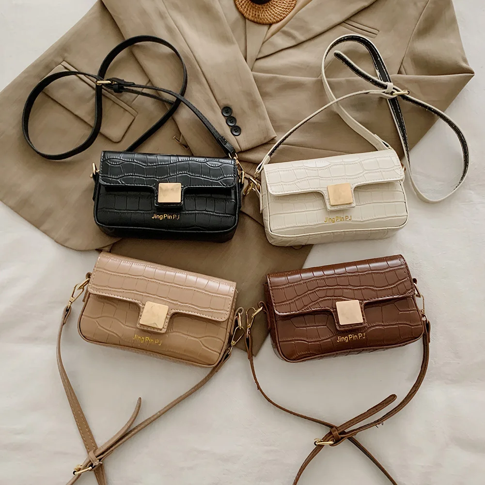 Vintage Alligator Pattern Women's Shoulder Messenger Bag Portable PU Leather Phone Money Purse Fashion Solid Color Mini Handbags
Vintage Alligator Pattern Women's Shoulder Messenger Bag Portable PU Leather Phone Money Purse Fashion Solid Color Mini Handbags
