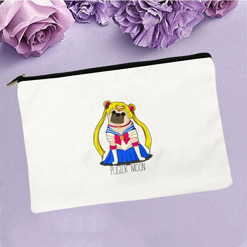Women Pug dog Moon Printed Make up bag Fashion Women Cosmetics Organizer Bag for Travel Colorful Storage Bag for ag for Lady Bag
Women Pug dog Moon Printed Make up bag Fashion Women Cosmetics Organizer Bag for Travel Colorful Storage Bag for ag for Lady Bag