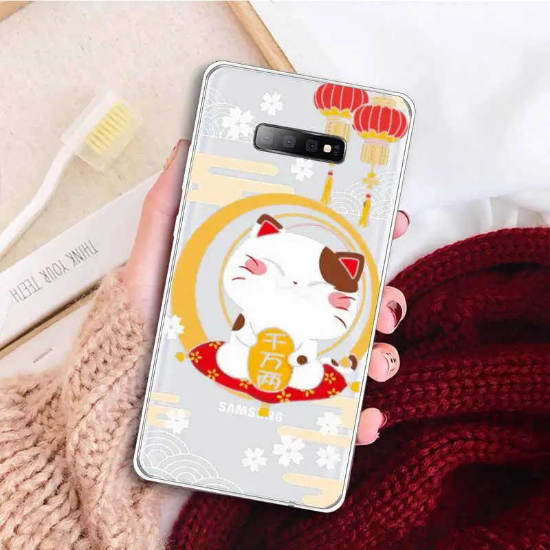 Lucky Cat Phone Case Transparent for samsung A 21s 50 51 71 S 8 9 20 20fe note 10 20 ultra plus 
Lucky Cat Phone Case Transparent for samsung A 21s 50 51 71 S 8 9 20 20fe note 10 20 ultra plus