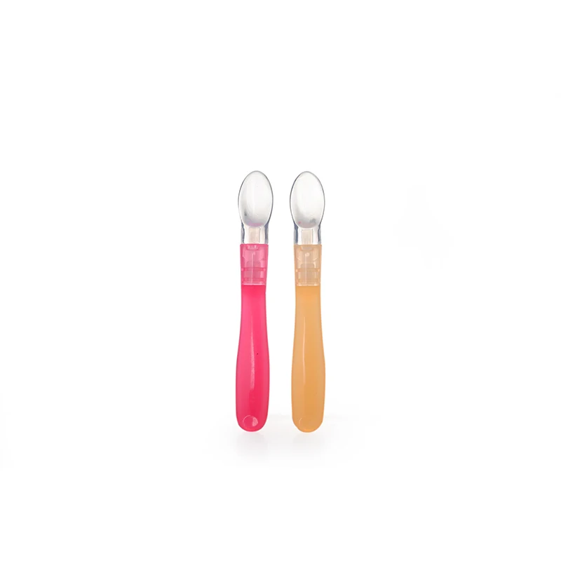 Factory Direct Baby Silicone Soft Spoon Baby Eating Spoon Baby Feeding Tableware Nude Packing
Factory Direct Baby Silicone Soft Spoon Baby Eating Spoon Baby Feeding Tableware Nude Packing