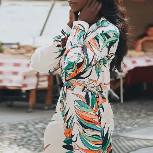 Fashion Women Long Jumpsuit Floral Print Deep V Neck Long Sleeve Playsuit Jumpsuit Romper Long Trousers Pants Clubwear
Fashion Women Long Jumpsuit Floral Print Deep V Neck Long Sleeve Playsuit Jumpsuit Romper Long Trousers Pants Clubwear