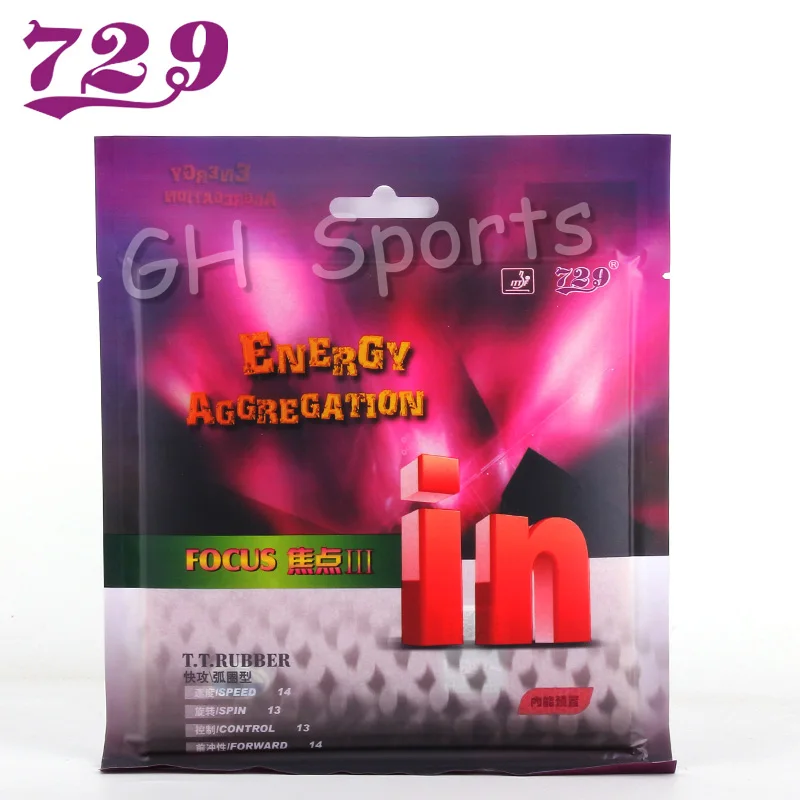 Friendship 729 FOCUS 3 IN Pre-energy (Factory Tuned, High Elastic Sponge) Table Tennis Rubber Ping Pong Sponge
Friendship 729 FOCUS 3 IN Pre-energy (Factory Tuned, High Elastic Sponge) Table Tennis Rubber Ping Pong Sponge