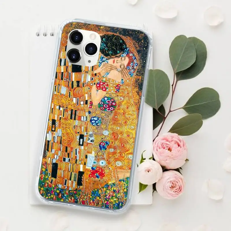 Gustav Klimt Kiss retro painting Phone Case for iPhone 11 12 pro XS MAX 8 7 6 6S Plus X 5S SE 2020 XR Luxury brand funda coque 
Gustav Klimt Kiss retro painting Phone Case for iPhone 11 12 pro XS MAX 8 7 6 6S Plus X 5S SE 2020 XR Luxury brand funda coque