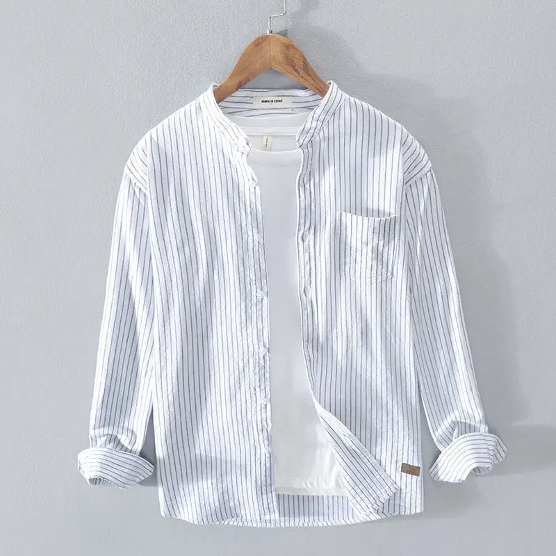 Japanese-style long-sleeved men shirt spring and autumn retro casual button loose collar cardigan kawaii men style jacket
Japanese-style long-sleeved men shirt spring and autumn retro casual button loose collar cardigan kawaii men style jacket