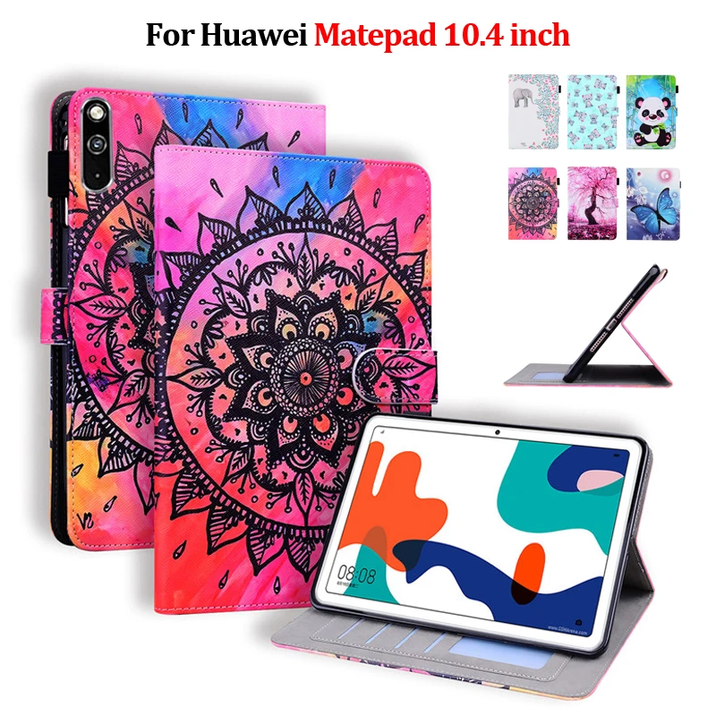 Tablet Cover For Funda Huawei Matepad 10.4 Case Flower Cartoon Painted Magnetic Wallet Stand For Huawei MatePad 10 4 inch Case 
Tablet Cover For Funda Huawei Matepad 10.4 Case Flower Cartoon Painted Magnetic Wallet Stand For Huawei MatePad 10 4 inch Case