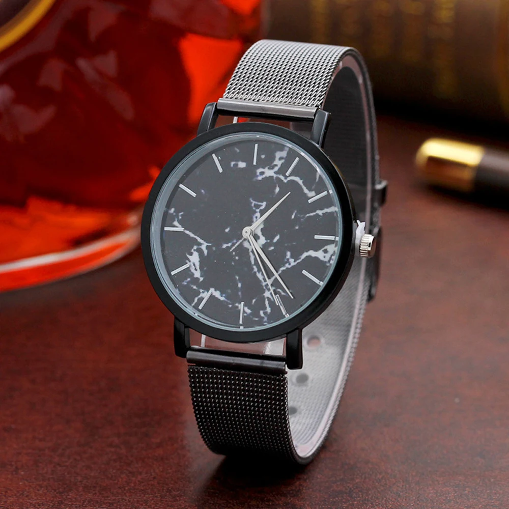 HEZHUKEJI Brand Fashion Silver And Gold Mesh Band Creative Marble Wrist Watch Casual Women Quartz Watches Gift Relogio Feminino
HEZHUKEJI Brand Fashion Silver And Gold Mesh Band Creative Marble Wrist Watch Casual Women Quartz Watches Gift Relogio Feminino
