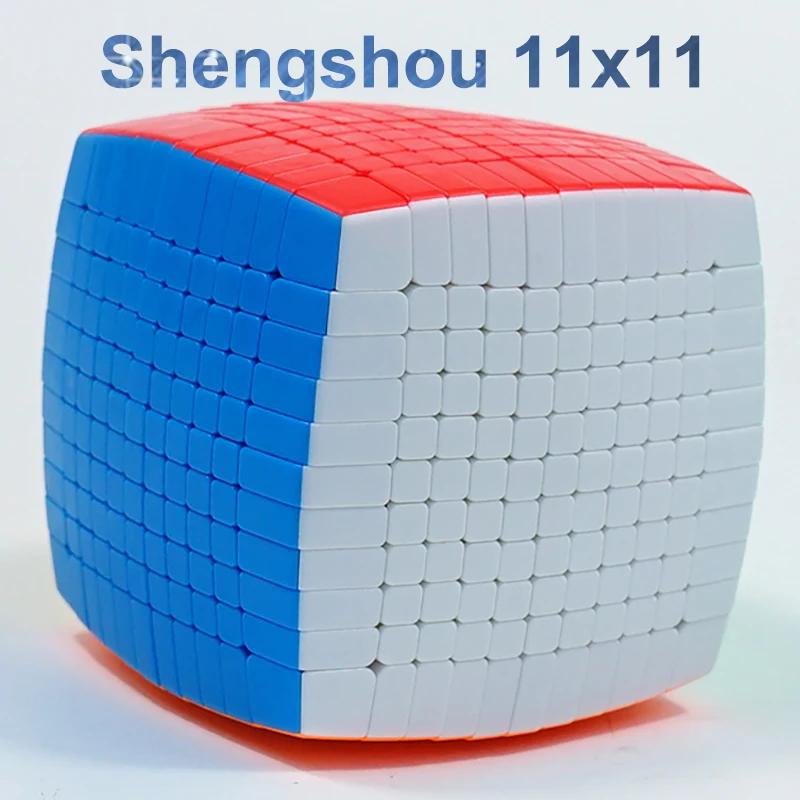 

Shengshou 11x11x11 Cube stickerless 85mm Pillow Cubes Speed Magic Puzzle SengSo 11x11 Educational Cubo magico Toys