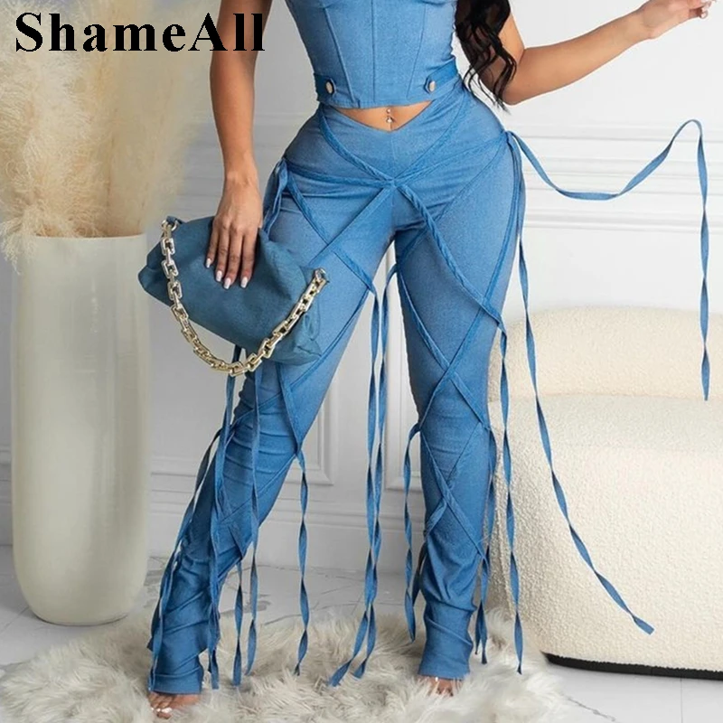 Summer Thin Cross Bandage Thin Skinny Jeans Zipper Back Bodycon Leggings Jean Streetwear Tassel Lace Up Melody Denim Pants Y2K
Summer Thin Cross Bandage Thin Skinny Jeans Zipper Back Bodycon Leggings Jean Streetwear Tassel Lace Up Melody Denim Pants Y2K