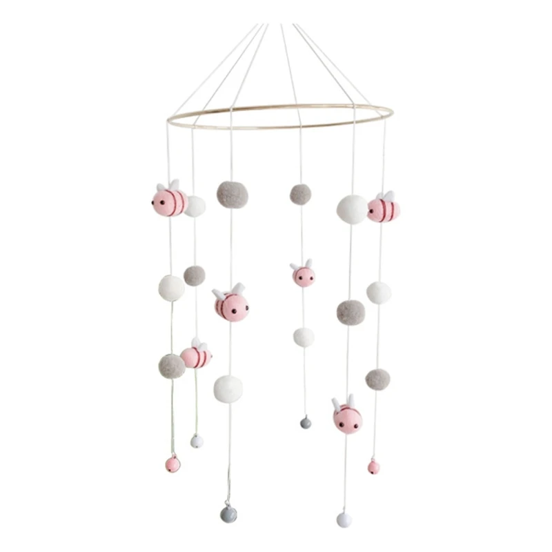 Baby Rattle Crib Mobile Toy Bed Bell Rotating Wind Chimes Hairball Bees Pendant Cot Hanging Decorations for Newborn Infant A2UB
Baby Rattle Crib Mobile Toy Bed Bell Rotating Wind Chimes Hairball Bees Pendant Cot Hanging Decorations for Newborn Infant A2UB