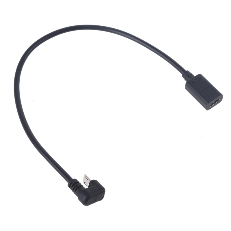 0.3M Type C Female to Micro USB Male 180 Degree Angle U-Shaped Convert Connector Support Charge & Sync for Mobile Phone
0.3M Type C Female to Micro USB Male 180 Degree Angle U-Shaped Convert Connector Support Charge & Sync for Mobile Phone