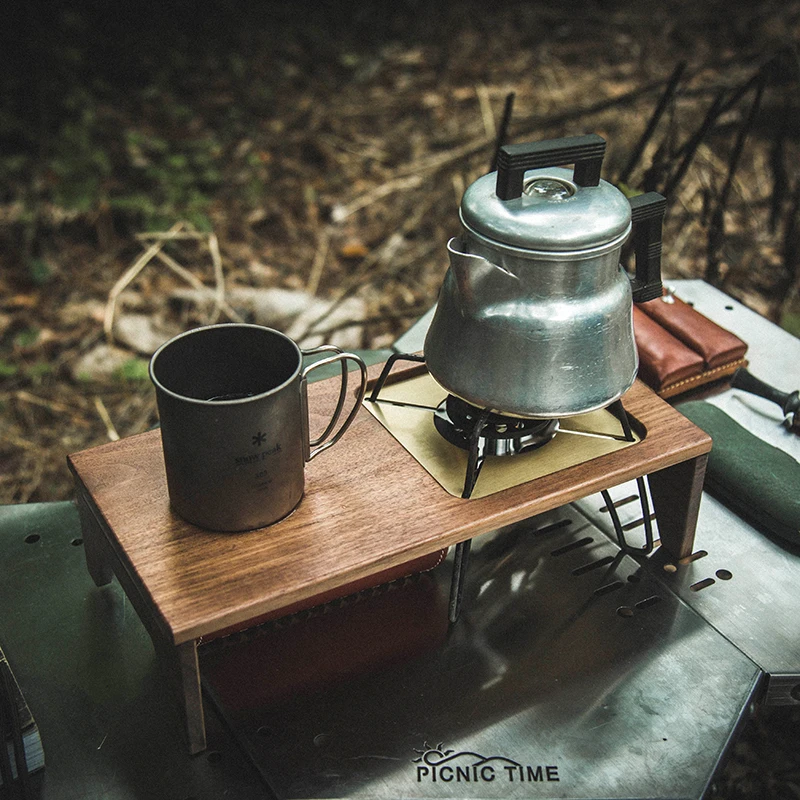 Outdoor Camping Retro Black Walnut+brass Solid Wooden Handmade Foldable Portable Table for SOTO ST310 Spider Stove Glamping Gear
Outdoor Camping Retro Black Walnut+brass Solid Wooden Handmade Foldable Portable Table for SOTO ST310 Spider Stove Glamping Gear