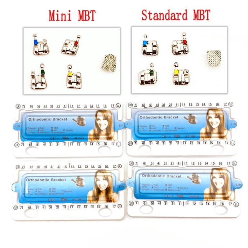 20pcs/pack Dental Orthodontic Metal Bracket Braces Dental Mini/Standard MBT Bracket 022" Slot
20pcs/pack Dental Orthodontic Metal Bracket Braces Dental Mini/Standard MBT Bracket 022" Slot