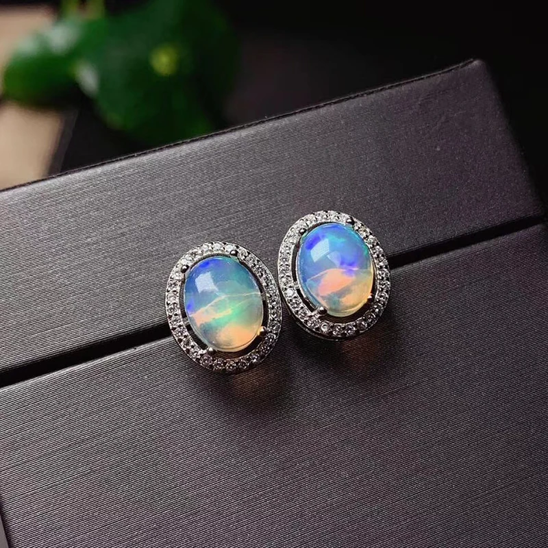 CoLife Jewelry Natural Opal Stud Earrings for Daily Wear 7*9mm Opal Earrings Classic 925 Silver Opal Jewelry Gift for Woman
CoLife Jewelry Natural Opal Stud Earrings for Daily Wear 7*9mm Opal Earrings Classic 925 Silver Opal Jewelry Gift for Woman