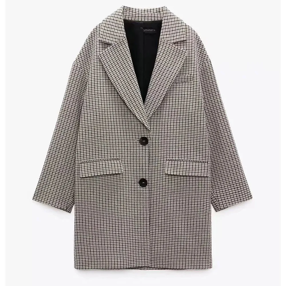 Women's Autumn Jacket Long Style Fashion Tweedjacket Female Blazer Cardigan for Women Hot
Women's Autumn Jacket Long Style Fashion Tweedjacket Female Blazer Cardigan for Women Hot