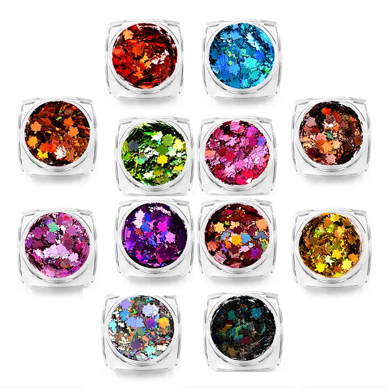 Mirror Sparkly Maple Leaf Nail Sequins Paillette Gold Red Nail Holographics Glitter 3D Flakes Slices Shine Nail Art Decoration
Mirror Sparkly Maple Leaf Nail Sequins Paillette Gold Red Nail Holographics Glitter 3D Flakes Slices Shine Nail Art Decoration