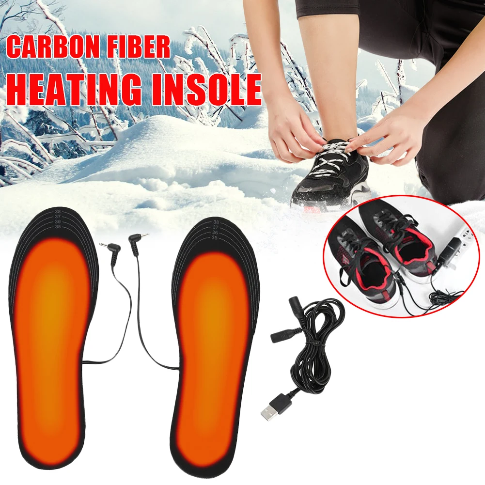 1Pair USB Heated Shoe Insoles Foot Warming Pad Feet Warmer Sock Pad Mat Winter Outdoor Sports Heating Insoles Winter Warm Soles
1Pair USB Heated Shoe Insoles Foot Warming Pad Feet Warmer Sock Pad Mat Winter Outdoor Sports Heating Insoles Winter Warm Soles