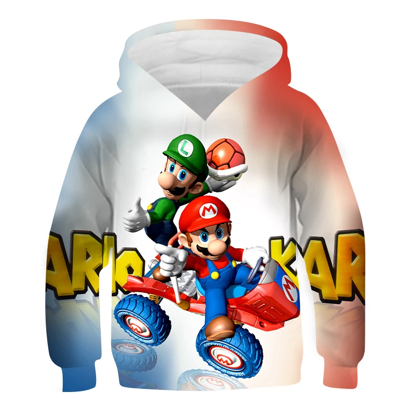 Clothes For Teens Game Mario Cartoon Print Blouse With Long Sleeves 3D Sweatshirt Hood Harajuku Style Hoodie Boy/Girl 4T to 14T
Clothes For Teens Game Mario Cartoon Print Blouse With Long Sleeves 3D Sweatshirt Hood Harajuku Style Hoodie Boy/Girl 4T to 14T