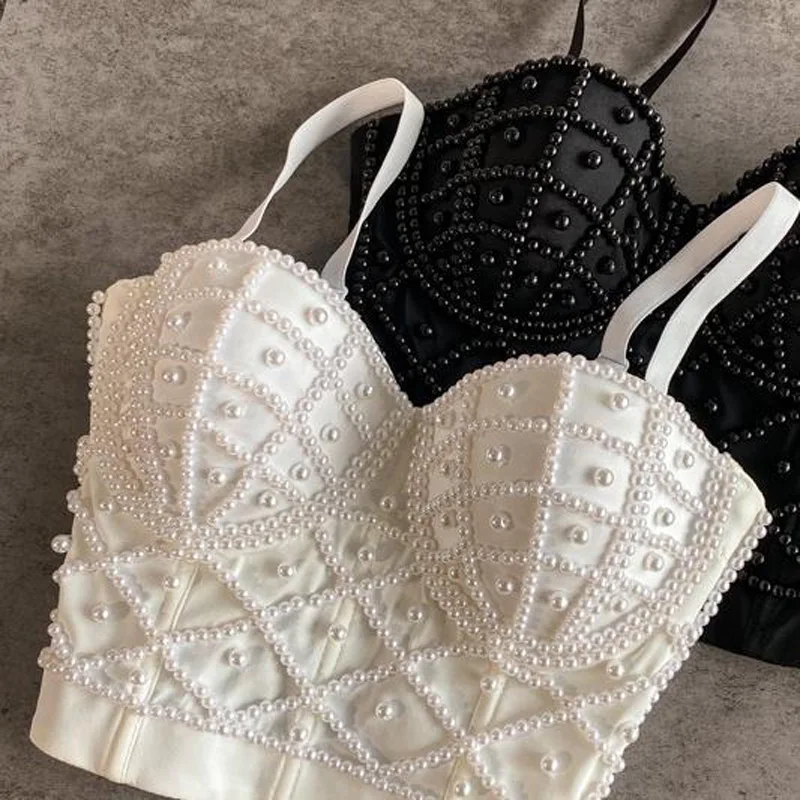 Full Beads Female Corset Top Camis Nightclub Sexy Rhinestones Short Chest Binder Camisole Women Mujer Push Up Tube Bra Debardeur
Full Beads Female Corset Top Camis Nightclub Sexy Rhinestones Short Chest Binder Camisole Women Mujer Push Up Tube Bra Debardeur