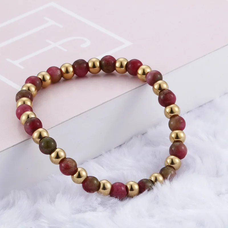 Fashion Women Silver Color Gold Steel Round Bead Bracelets Jewelry For Men Women Gift
Fashion Women Silver Color Gold Steel Round Bead Bracelets Jewelry For Men Women Gift