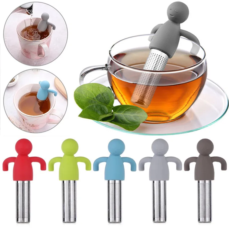 Little Man Shape Silicone Tea Strainer With Tea Infuser Filter for Brewing Tea Bags Tea Cup Decoration Kitchen Accessories&Tools
Little Man Shape Silicone Tea Strainer With Tea Infuser Filter for Brewing Tea Bags Tea Cup Decoration Kitchen Accessories&Tools