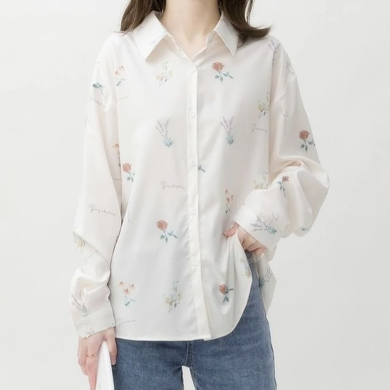 Blouses Women Simple Designer Elegant Chiffon Shirt Women Floral Pattern Chic Trendy All Match Ulzzang Shirt Ladies Leisure Tops
Blouses Women Simple Designer Elegant Chiffon Shirt Women Floral Pattern Chic Trendy All Match Ulzzang Shirt Ladies Leisure Tops