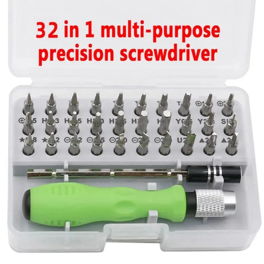 32 In 1 Screwdriver Set Precision Mini Magnetic Screwdriver Bits Kit Phone Mobile Camera Maintenance Professional Hardware Tool
32 In 1 Screwdriver Set Precision Mini Magnetic Screwdriver Bits Kit Phone Mobile Camera Maintenance Professional Hardware Tool