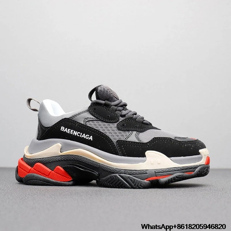 Men Crystal Bottom Paris Triple S 17FW Sneaker Black Cream Dad Shoes Platform Women Casual Trainer Retro Ladies Designer Shoes
Men Crystal Bottom Paris Triple S 17FW Sneaker Black Cream Dad Shoes Platform Women Casual Trainer Retro Ladies Designer Shoes