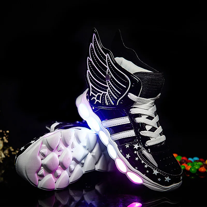Red Children Shoes Light Led luminous Shoes Boys Girls USB Charging Sport Shoes Casual Led Shoes usb Wing Kids Glowing Sneakers 
Red Children Shoes Light Led luminous Shoes Boys Girls USB Charging Sport Shoes Casual Led Shoes usb Wing Kids Glowing Sneakers