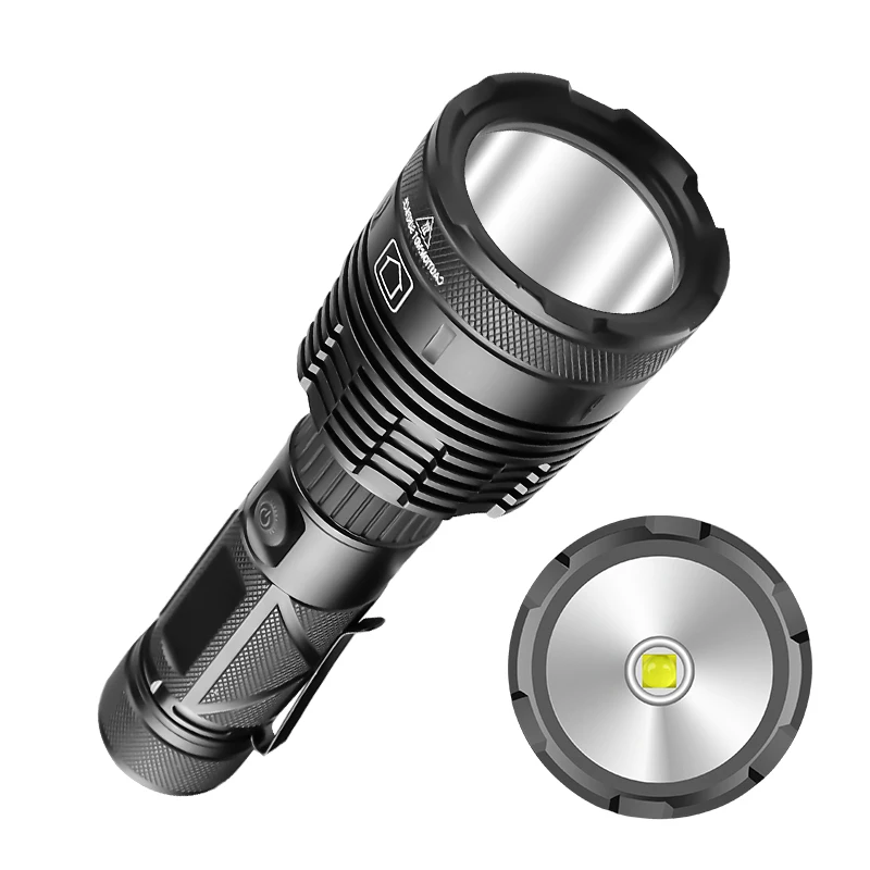 XHP70 Multifunctional Tactical Flashlight Strong Light Rechargable Torch With Pen Clip Safety Hammer For Outdoor Camping
XHP70 Multifunctional Tactical Flashlight Strong Light Rechargable Torch With Pen Clip Safety Hammer For Outdoor Camping