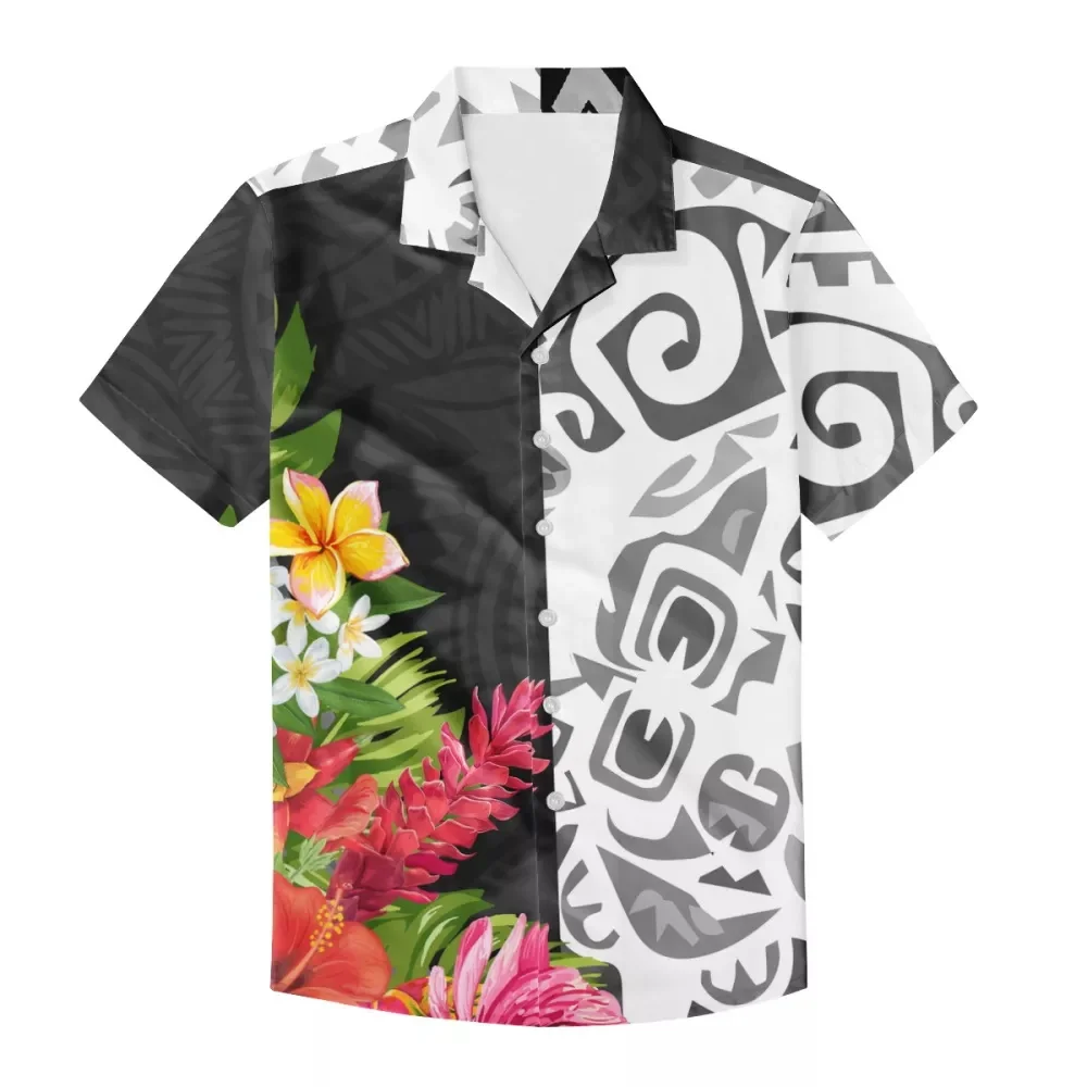 HYCOOL Men's Short Sleeve Polynesian Tribal Casual Shirt Hawaii Floral Regular-fit Button-down Collar Beach Vacation Club Shirts 
HYCOOL Men's Short Sleeve Polynesian Tribal Casual Shirt Hawaii Floral Regular-fit Button-down Collar Beach Vacation Club Shirts
