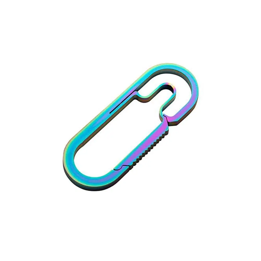 1 Pcs Titanium Keychain Camping Carabiner Titanium Outdoor Buckle Hanging Keychain Alloy Hooks Snap Titanium TC4 Alloy W4H6
1 Pcs Titanium Keychain Camping Carabiner Titanium Outdoor Buckle Hanging Keychain Alloy Hooks Snap Titanium TC4 Alloy W4H6