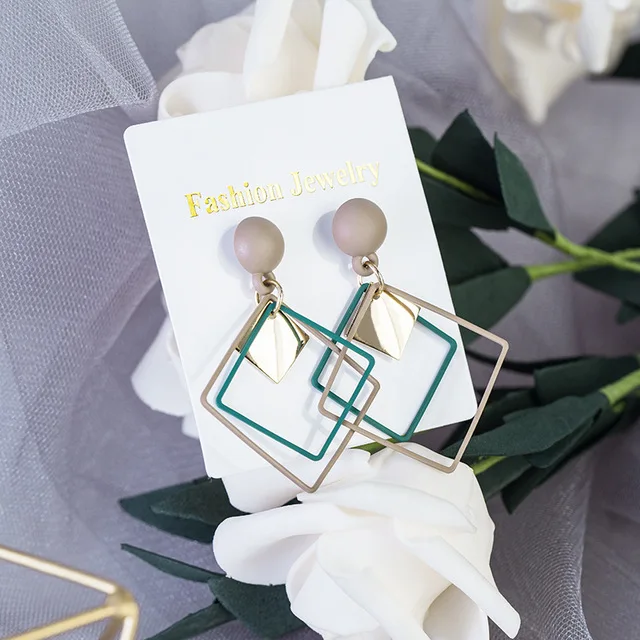 New Korean Statement Drop Earrings 2019 for Women Girl Fashion Vintage Geometric Acrylic Dangle Hanging Earring Jewelry kolczyki
New Korean Statement Drop Earrings 2019 for Women Girl Fashion Vintage Geometric Acrylic Dangle Hanging Earring Jewelry kolczyki