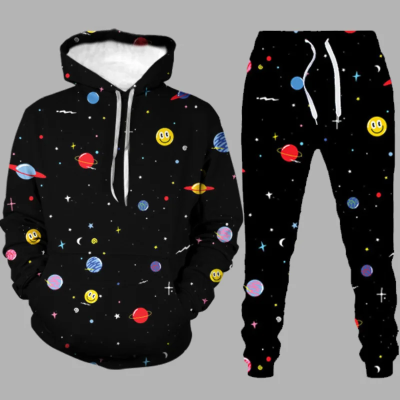 2021 New Men's 3D Hoodie Set 3D Print Fashion Fine Pattern Full Set Clothing Men's Outdoor Leisure Hoodie Sets
2021 New Men's 3D Hoodie Set 3D Print Fashion Fine Pattern Full Set Clothing Men's Outdoor Leisure Hoodie Sets