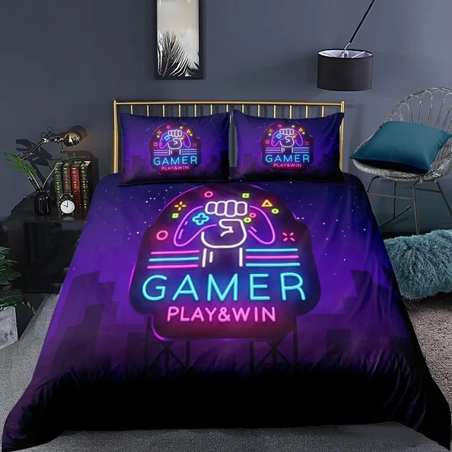Gamer Gamepad Bedding Sets Duvet Cover Kids Boys Girls Color Bed Set Fashion Game Quilt Comforter Covers 2/3 Pcs Queen King Size
Gamer Gamepad Bedding Sets Duvet Cover Kids Boys Girls Color Bed Set Fashion Game Quilt Comforter Covers 2/3 Pcs Queen King Size