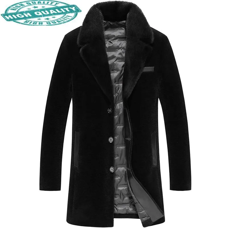 Men's Winter Coat Big Warm Mink Fur Collar Coats Sheep Shearing Jacket White Duck Down Jackets Jaquetas Gmm423
Men's Winter Coat Big Warm Mink Fur Collar Coats Sheep Shearing Jacket White Duck Down Jackets Jaquetas Gmm423