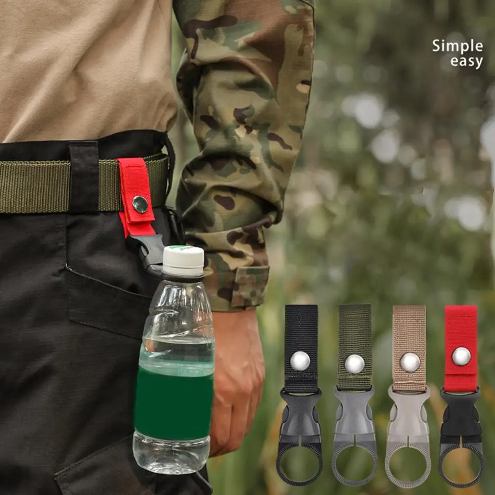 Portable Water Bottle Hanging Buckle Multifunctional Webbing Carabiner Carrying Clip for Outdoor Water Bottle Hanging Hook 
Portable Water Bottle Hanging Buckle Multifunctional Webbing Carabiner Carrying Clip for Outdoor Water Bottle Hanging Hook