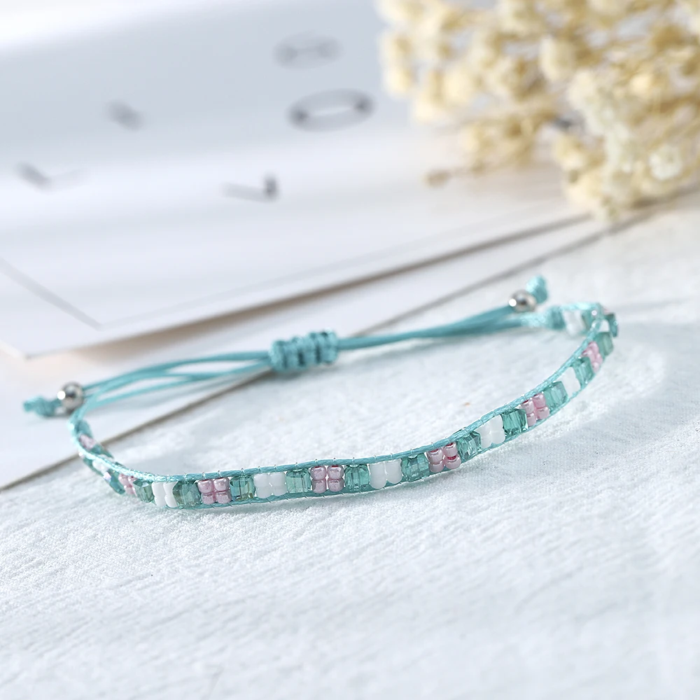 Seed Beaded Bracelet Handmade Braided Women Friendship Jewelry Bangle Bracelets for Women
Seed Beaded Bracelet Handmade Braided Women Friendship Jewelry Bangle Bracelets for Women
