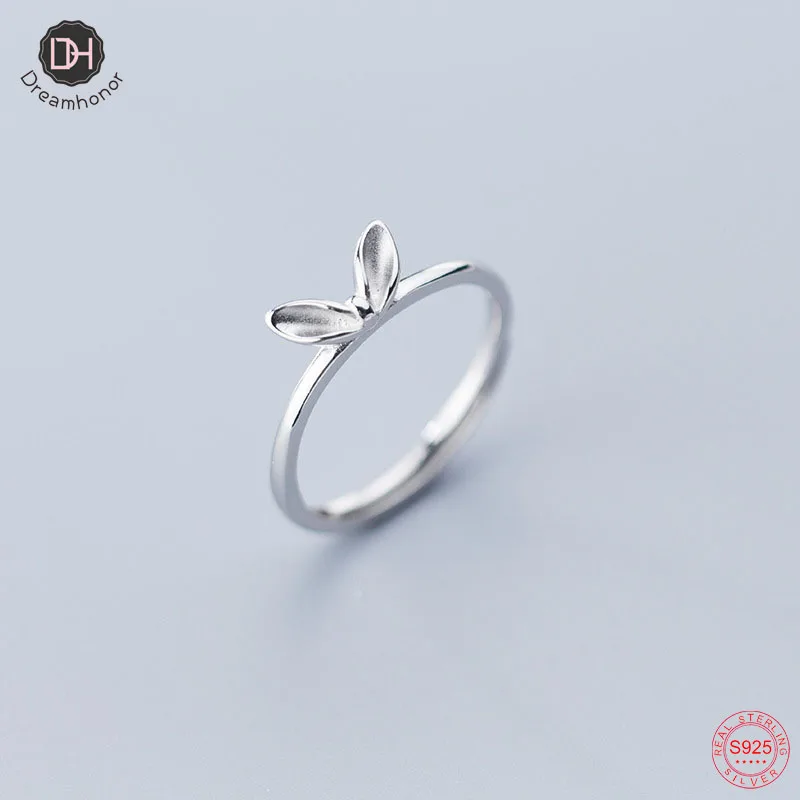 Dreamhonor Korean Style 925 Sterling Silver Simple Bunny Ears Shape Finger Rings For Women Fine Jewelry SMT251
Dreamhonor Korean Style 925 Sterling Silver Simple Bunny Ears Shape Finger Rings For Women Fine Jewelry SMT251