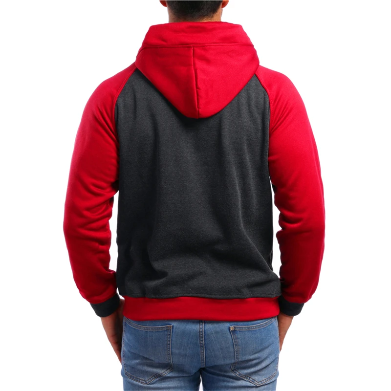 Stitching Men Hoodies 2019 Winter Hip Hop Street Mens Sweatshirts Quality Brand Men'S Sportswear Gray Red Black Male Hooded
Stitching Men Hoodies 2019 Winter Hip Hop Street Mens Sweatshirts Quality Brand Men'S Sportswear Gray Red Black Male Hooded