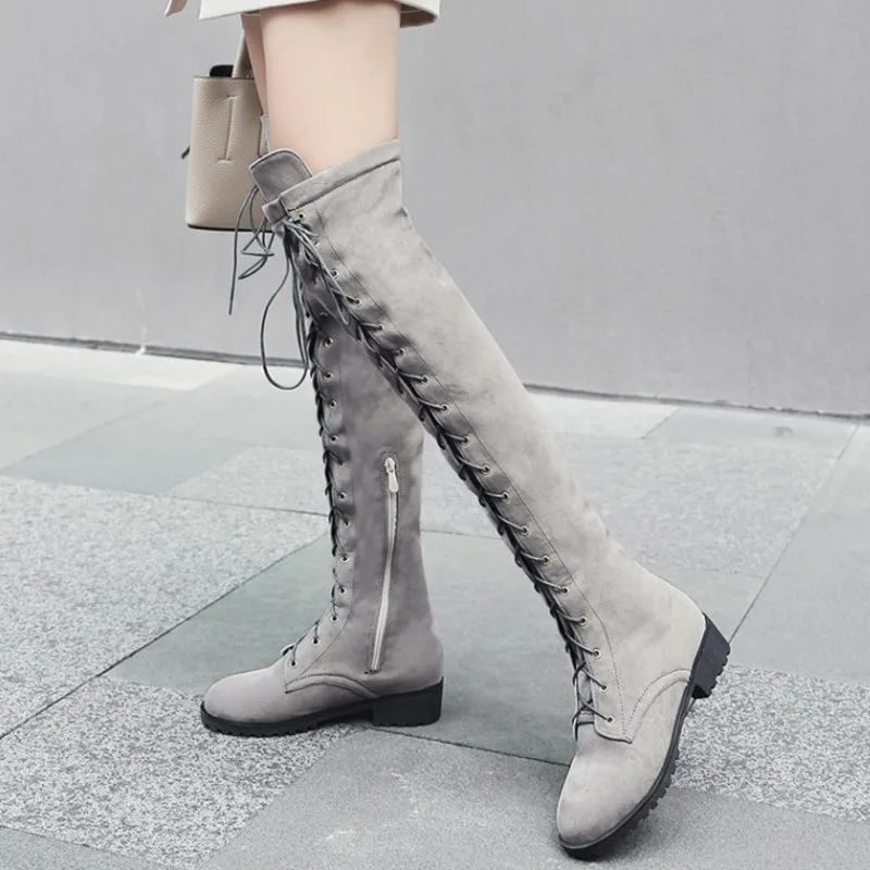 Women's Boots 2021 New Fashion Winter Over The Knee Flats Zipper Warm Fur Shoes Long Botas Sexy Female Shoes Plus Size 33-45
Women's Boots 2021 New Fashion Winter Over The Knee Flats Zipper Warm Fur Shoes Long Botas Sexy Female Shoes Plus Size 33-45