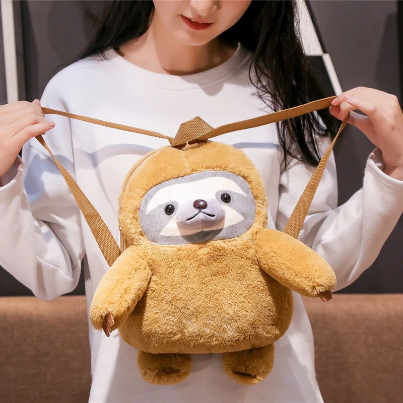 Cute Sloth Plush Toys Soft Stuffed Animals Doll Chilldren's Backpack Coin Purse Wallet Pouch Kids Girls Boys Gift For Christmas
Cute Sloth Plush Toys Soft Stuffed Animals Doll Chilldren's Backpack Coin Purse Wallet Pouch Kids Girls Boys Gift For Christmas