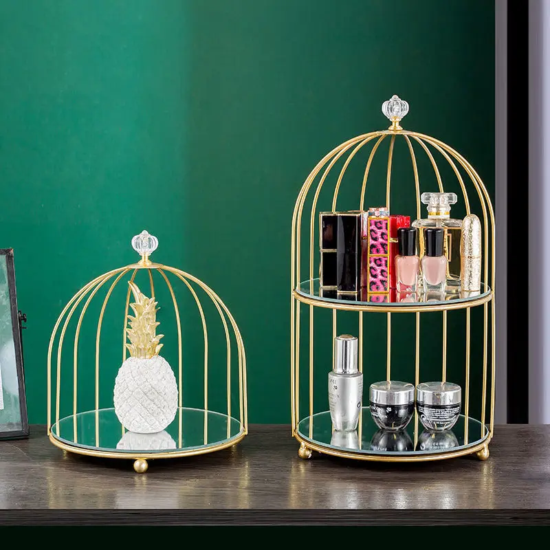 Cosmetic Storage Box Lipstic Organizer Makeup Birdcage Shelf Desktop Cosmetics Organizer Perfume Rack Luxury Dresser
Cosmetic Storage Box Lipstic Organizer Makeup Birdcage Shelf Desktop Cosmetics Organizer Perfume Rack Luxury Dresser