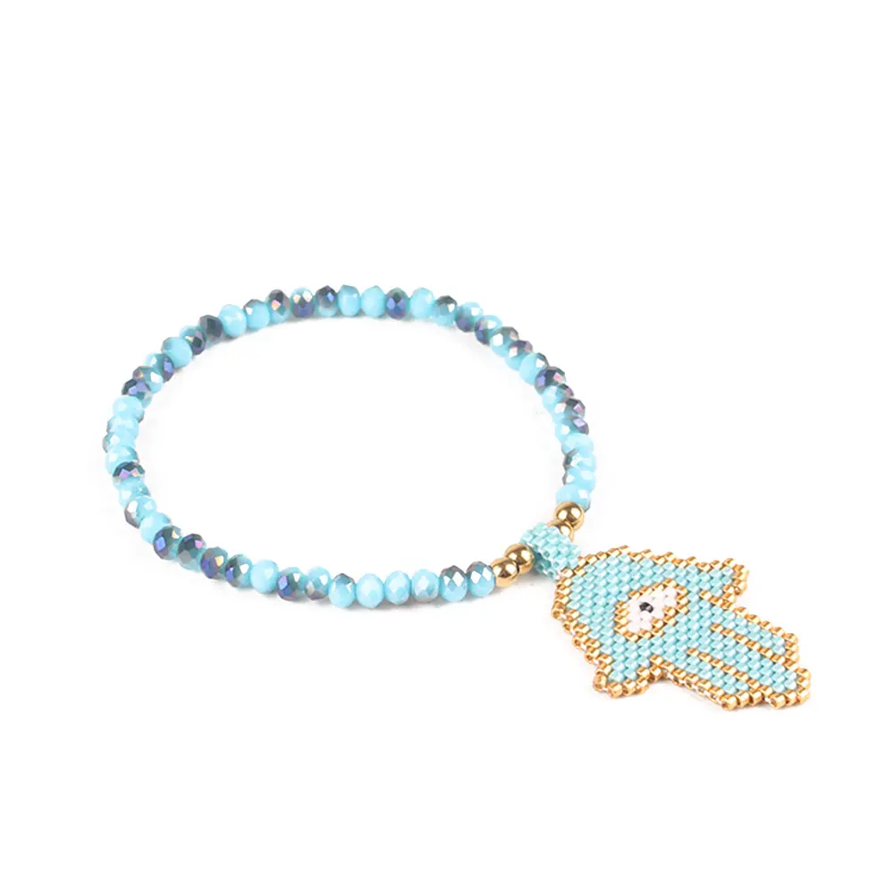Go2boho Charm Bracelet For Ladies Hamsa Hand Jewelry Trendy Evil Eye Jewellery Stretch Crystal Bead Pulsera Miyuki Bracelets
Go2boho Charm Bracelet For Ladies Hamsa Hand Jewelry Trendy Evil Eye Jewellery Stretch Crystal Bead Pulsera Miyuki Bracelets