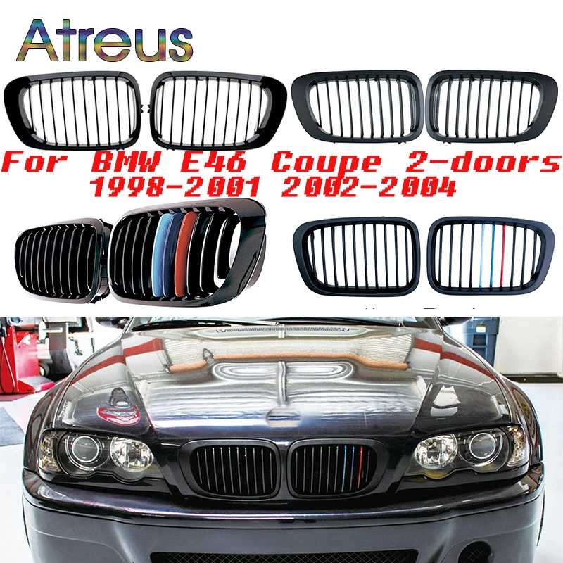 1set Replacement For BMW E46 Coupe M3 3 series 2 doors 1998-2004 Front Grille/Grilles Kidney Sport Style M Power Car Accessories
1set Replacement For BMW E46 Coupe M3 3 series 2 doors 1998-2004 Front Grille/Grilles Kidney Sport Style M Power Car Accessories
