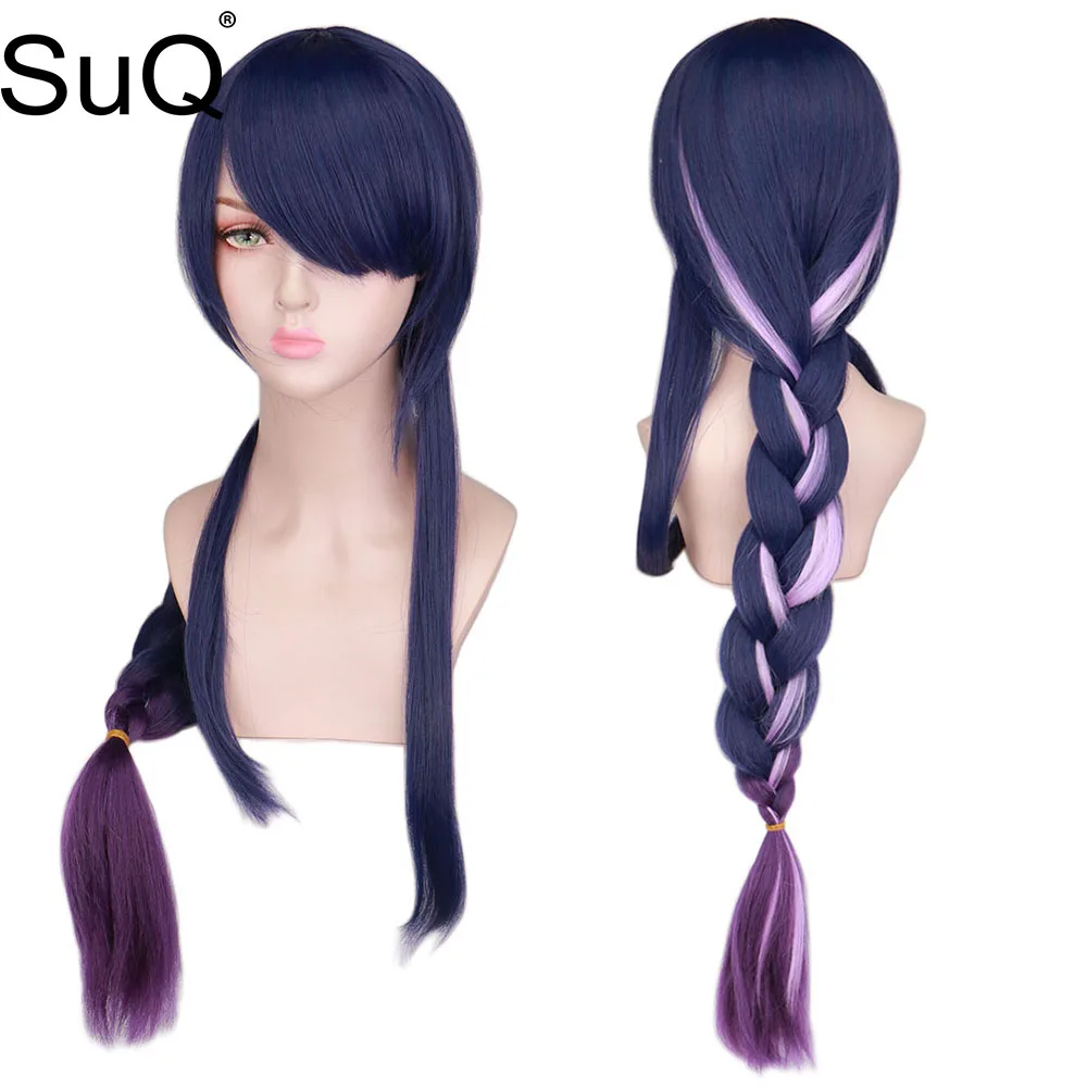 SuQ Genshin Impact Raiden Shogun Baal Cosplay Wig Long Mixed Color Braids Heat Resistant Synthetic Hair Anime Wigs
SuQ Genshin Impact Raiden Shogun Baal Cosplay Wig Long Mixed Color Braids Heat Resistant Synthetic Hair Anime Wigs